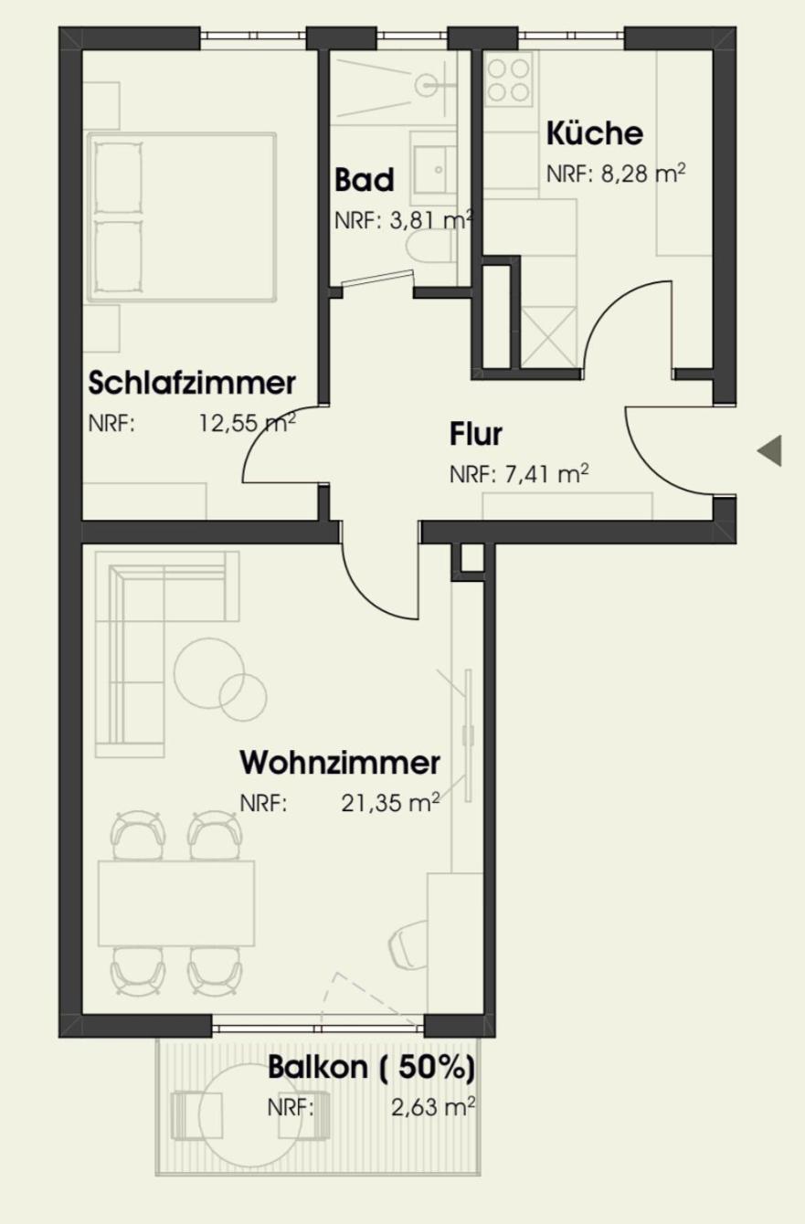 New-York Appartment, 2 Zimmer, Zentral Naehe Bahnhof Wilhelmshoehe Kassel Exterior photo